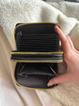 Shein - Double zipper wallet - vintage Black