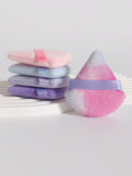 Shein 5 pcs Triangle Ultra-Soft Multicolor Powder Puff