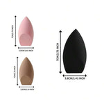 Shein 3pcs Wet And Dry Dual Use Makeup Sponge