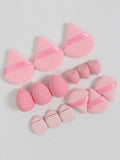 Shein 15pcs Makeup Sponge / Puff Tool Set - Pink