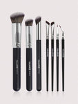 Shein - Maange 7 Pcs Brush Set Black