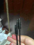 5 pcs Disposable Transparent BLACK Eyelash Extension Brush - Spooly