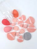 Shein Set Of 15 Makeup Sponge With Storage Jar