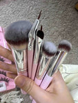 Shein Maange 7 Pcs Brush Set Pink