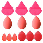 Shein Beauty blender set pack of 12 - Pink