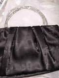 Shein Party - hand bag Black with silver Handle