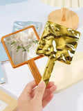 Shein Hand Mirror Golden