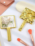 Shein Hand Mirror Golden