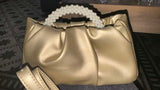 Shein Pearl handle bag Golden