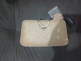 Shein Golden Clutch with Stones