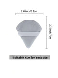 Shein 3 Pcs Triangular Makeup Sponge - Grey