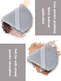 Shein 3 Pcs Triangular Makeup Sponge - Grey