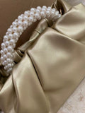 Shein Pearl handle bag Golden