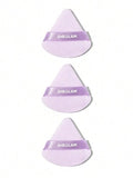 SHEGLAM 3Pcs Insta Ready Triangle Powder Puff - Mauve Purple