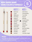 SHEGLAM Lip Facts Lip Liner - True Faith, Misty Rose, Neutral, Momojo, Toasted, Concrete Jungle, Purple Smoke, Solo Dance, Crimson, Cosmopolitan, City Nights, Brazen, Mojave, But First-Coffee