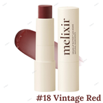 Buy Melixir Vegan Lip Butter in shades 02 Nude Rose, 03 Red Velvet, 05 Dewy Rose, 06 Rust Red, 10 Flutter, 15 Dirty Pink, 16 Wine Stain, 18 Vintage Red online in Pakistan