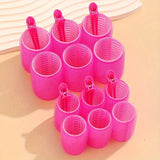 18pcs Heatless Hair Curler Set with Clips