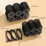 18pcs Heatless Hair Curler Set with Clips