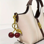 1pc Alloy Cherry Keychain Pendant
