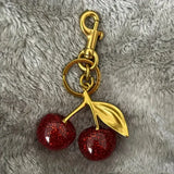 1pc Alloy Cherry Keychain Pendant