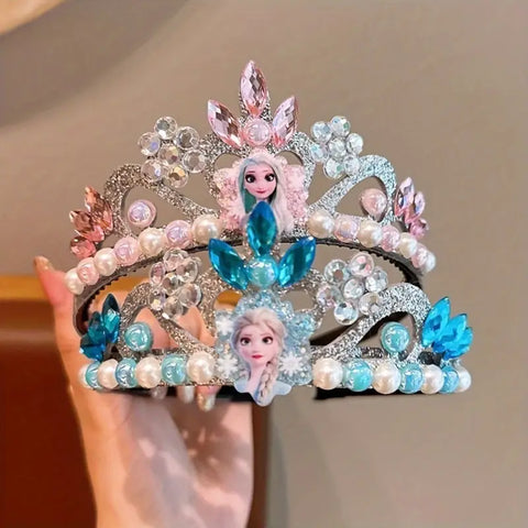Shop 1pc Frozen Elsa Princess Crown Headband in color Pink & Blue in Pakistan
