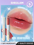 SHEGLAM Pout-Perfect Shimmer Lip Plumper - Sepia Kiss, First Crush, Gold Rush, Pink Flamingo, Sugar Crystal, Violet Fizz