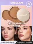 SHEGLAM Silk Haze Cream Bronzer - Golden Sun, Toffee, Caramel, Burnt Sienna, Terracotta, Umber, Mud Pie, Earthy Sepia, Hickory