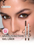 SHEGLAM Boldline Longwear Multi-Function Gel Liner - White, Chocolate, Black, Silver, Metallic Brown, Metallic Green, Hot Pink, Azure Blue, Burgundy, Violet