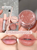 SHEGLAM Lip Dazzler Glitter Kit - Center Stage, Debutante, Red Carpet