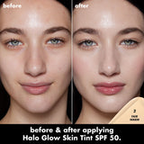 Elf Halo Glow Skin Tint SPF 50 - 1 Fair Neutral, 2 Fair Warm, 3 Fair Cool, 4 Light Neutral, 5 Light Warm