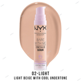 NYX Bare With Me Concealer Serum - 01-Fair-Fair ivory with neutral undertone, 02-Light-Light beige with cool undertone, 03-Vanilla-Vanilla with neutral undertone, 04-Beige-Beige with neutral undertone, 05-Golden-Medium light with cool undertone
