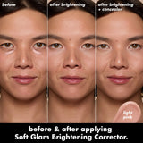 ELF Soft Glam Brightening Corrector - White-Fair to Medium Concealer, Light Pink-Light to Tan Concealer, Dark Pink-Deep to Rich Concealer