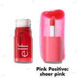 e.l.f - Sheer For It Blush Lip + Cheek Tint - Orange Crush - sheer orange, Pink Positive - sheer pink, Plums Up - sheer plum, Cherry Cola - sheer black cherry, Left on Red - sheer red, So Petal - light pink, Mauve Actually - mauve, Burgun-did That - Burgundy, Maple Latte - brown