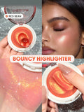 SHEGLAM Glowchi Bouncy Highlighter - Cherry Blossom, Red Bean, Peach Jam, Custard, Powdered Sugar
