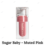 Huda Beauty Mini Glossiest Lip Gloss - Glassy - Clear, Sugar Baby - Muted Pink, Bombshell - Pinky Brown