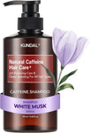 Shop online KUNDAL Caffeine Hair Shampoo in Cherry Blossom, White Musk in Pakistan