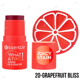 Essence WHAT A TINT! Staining Lip & Cheek Tint - 10-Raspberry Vibes, 20-Grapefruit Bliss