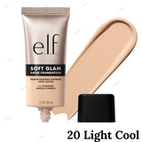 Buy ELF Soft Glam Satin Foundation in shades 11 Fair Neutral, 13 Fair Neutral, 20 Light Cool, 22 Light Warm, 23 Light Cool, 25 Light Neutral, 31 Medium Neutral,42 Tan Neutral, in Pakistan