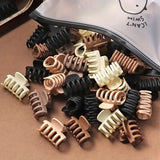 20pcs Mini Hair Clip Coffee Set