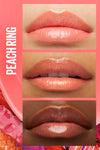 Maybelline Lifter Lip Gloss in shades 01 Pearl, 02 Ice, 03 Moon, 04 Silk, 05 Petal, 06 Reef, 07 Amber, 08 Stone, 09 Topaz, and 10 Crystal, 11 Brass, 12 Opal, 16 Rust, 20 Sun, 22 Peach Ring