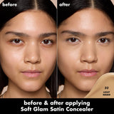 ELF Soft Glam Satin Concealer - 10 Fair Cool, 11 Fair Neutral, 12 Fair Warm, 13 Fair Neutral, 20 Light Cool, 21 Light Neutral, 22 Light Warm, 25 Light Neutral