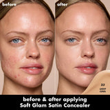 ELF Soft Glam Satin Concealer - 10 Fair Cool, 11 Fair Neutral, 12 Fair Warm, 13 Fair Neutral, 20 Light Cool, 21 Light Neutral, 22 Light Warm, 23 Light Cool, 25 Light Neutral, 31 Medium Neutral