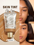 SHEGLAM Dew & Done Skin Tint With Spf20 - Linen, Buttercream, Porcelain, Fair, Chantilly, Bamboo, Shell, Nude, Acorn, Warm Vanilla, Sand, Peach, Honey, Butterscotch, Wheat, Golden, Almond, Saddle, Walnut, Chestnut, Cashew, Cappuccino, Caramel, Mahogany