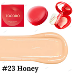 Tocobo Apple Dewy Fit Cushion 19 Cream, 21C Peach, 21W Vanilla, 23 Honey, 25 Peanut, 27 Toast