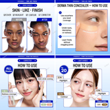 23YEARSOLD Derma Thin Concealer 5g - 0.2N Vanilla Beige, 0.2P Tone Up Beige, 0.5P Pink Beige, 1Y Glow Beige, 1.5B Nude Beige, 2N Natural Beige