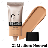 Buy ELF Soft Glam Satin Foundation in shades 11 Fair Neutral, 13 Fair Neutral, 20 Light Cool, 22 Light Warm, 23 Light Cool, 25 Light Neutral, 31 Medium Neutral,42 Tan Neutral, in Pakistan