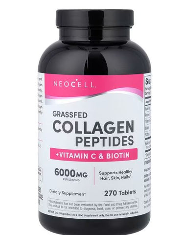 NeoCell, Super Collagen + Vitamin C & Biotin, 270 Tablets Expiry 03 - 2028