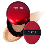 TIRTIR - Mask Fit Red Cushion MINI - Japan's No.1 Foundation in shades 13C Fair, 13N Fair Ivory, 15C Fair Porcelain, 17N Vanilla, 17W French Vanilla, 17C Porcelain, 21N Ivory, 21W Natural Ivory, 21C Cool Ivory, 23N Sand, 24N Latte, 24W Soft Beige, 25N Mocha, 27C Cool Beige, 27N Camel, 29N Natural Beige, 30N Rich Honey, 31N French Beige, 33C Hazel, 33N Macchiato