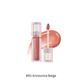 Peripera Bare Tint - 01 Announce Beige, 02 Universal Coral, 03 Emotional Pink, 04 All right peach, 05 Red Update, 06 Softly Brown