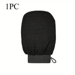 1pc Exfoliating Black Bath Gloves for Moroccan soap
